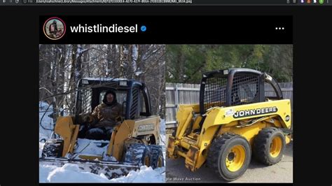 whistlin diesel skid loader stolen